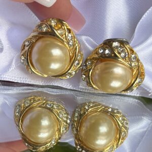 Faux pearls vintage minđuše